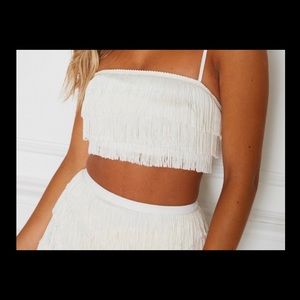 White Fox Elevate Crop Top XS